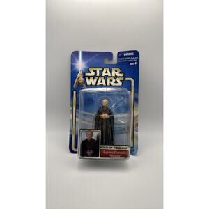 Star Wars‎ Attack of the Clones Supreme Chancellor Palpatine 2002 Hasbro Figure
